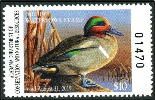 Alabama Waterfowl Stamp 2018