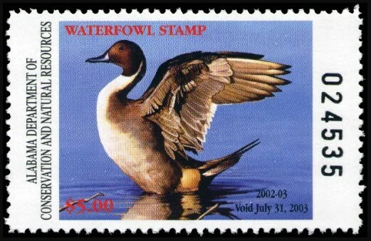 Alabama Waterfowl Stamp 2002