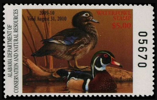 Alabama Waterfowl Stamp 2009