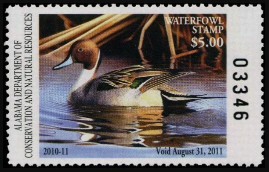 Alabama Waterfowl Stamp 2010
