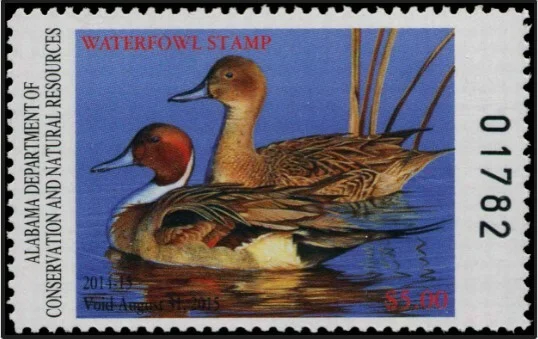 Alabama Waterfowl Stamp 2014