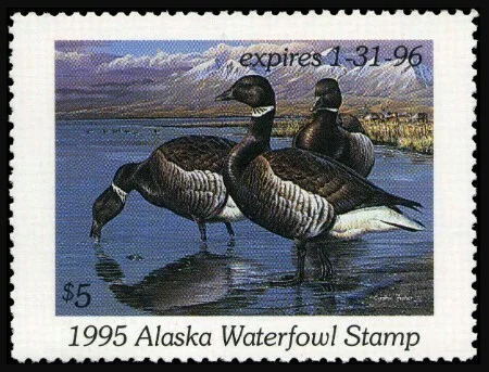 Alaska Waterfowl Stamp 1995