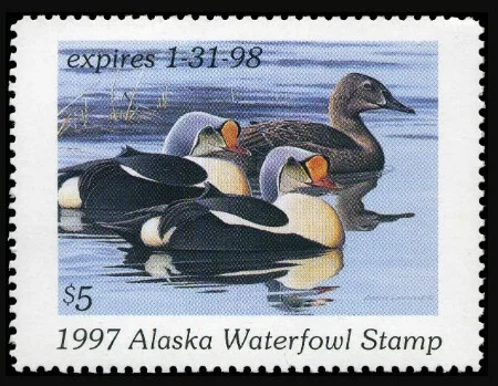 Alaska Waterfowl Stamp 1997