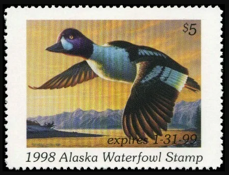Alaska Waterfowl Stamp 1998