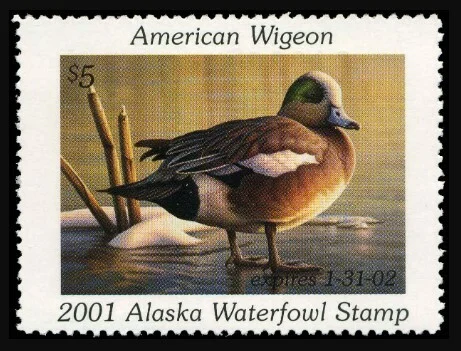 Alaska Waterfowl stamp 2001